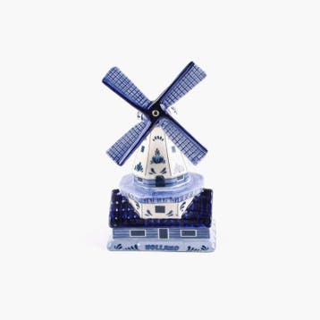 Stellingmolen 15x10 cm Holland - delftsblauw, Ophalen of Verzenden, Nieuw