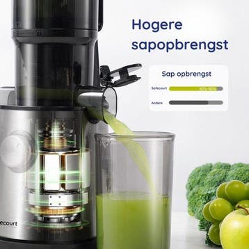2dekans | Safecourt Kitchen Sapcentrifuge - Slowjuicer voor, Ophalen of Verzenden, Zo goed als nieuw