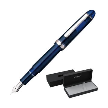 PLATINUM Japanse Vulpen #3776 Century Rhodium Chartres Bl..., Verzenden, Nieuw in verpakking