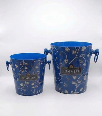 Pommery - Champagne koeler (2) - Metaal - Standard & Magnum