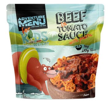 Rundvlees in Tomatensaus met Pasta - 4kids - Adventure Menu, Diversen