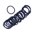 Haarelastiekjes Mini 2cm - Dun - Zonder Metaal - Blauw - Set, Nieuw