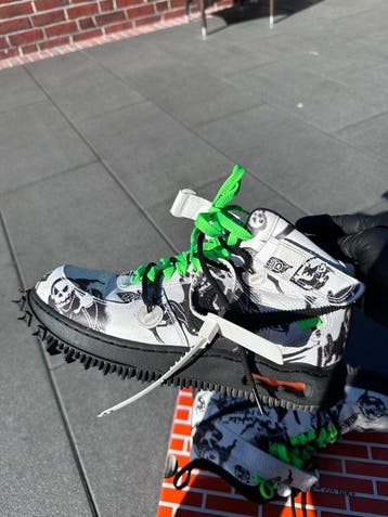 Nike X Off White - Air Force 1 High - Sneakers - Maat: EU 41, Nieuw