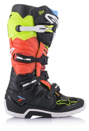 Alpinestars Tech 7 Crosslaarzen Zwart / Fluor Geel / Fluor R, Ophalen of Verzenden, Nieuw