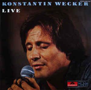 LP gebruikt - Konstantin Wecker - Live, Verzenden, Zo goed als nieuw, Overige formaten