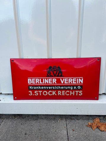 Berliner Verein Krankenversicherung – Emaille