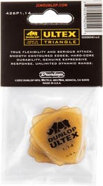 Jim Dunlop Ultex Triangle bas plectrum 1.14 mm 6-pack, Muziek en Instrumenten, Ophalen of Verzenden, Nieuw, Elektrische basgitaar