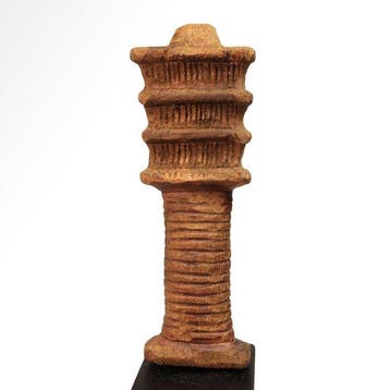 Oud-Egyptisch Hout Grote Djed-zuil, Antiek en Kunst