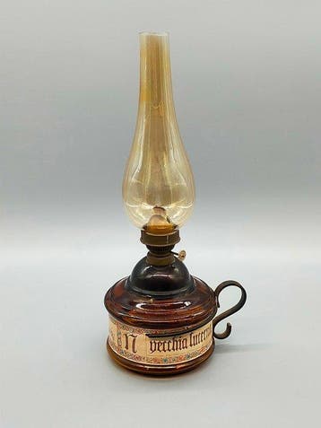 Olielamp - Negroni Treviso Vecchia Lucerna Brandewijn