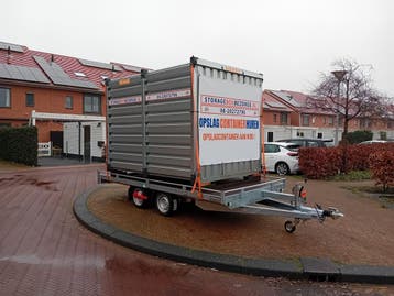 Verhuiscontainer, Opslag