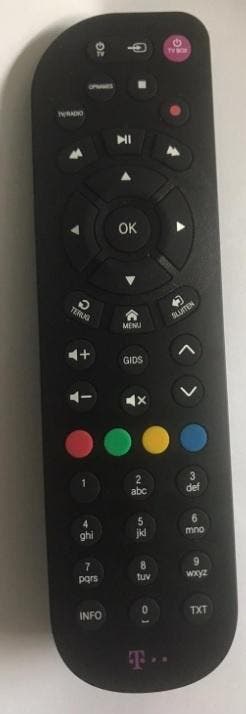 Afstandsbediening Odido T-Mobile amino aria 610x, Audio, Tv en Foto, Afstandsbedieningen, Origineel, Nieuw, Ophalen of Verzenden