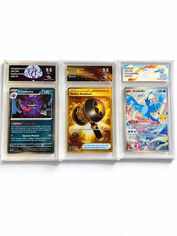 Pokémon Graded card - Ectoplasma, Artikodin 050/088,, Nieuw