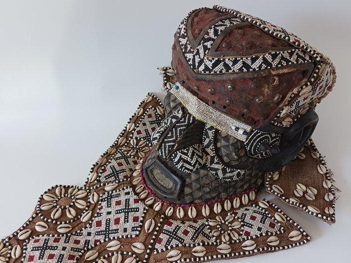 Masker Helm Bwoom Kuba - Bakuba - DR Congo, Antiek en Kunst, Kunst | Niet-Westerse kunst