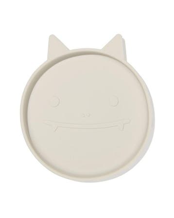 HEMA Kinderbordje Ø16cm monster siliconen beige, Verzenden, Nieuw