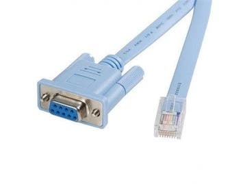 RJ45 To DB9 Console Cable - Blauw - tbv Cisco Routers, Ophalen of Verzenden, Nieuw