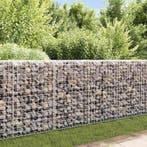 vidaXL Schanskorfmuur met deksels 200x20x85 cm, Verzenden, Nieuw, IJzer, Minder dan 1 meter