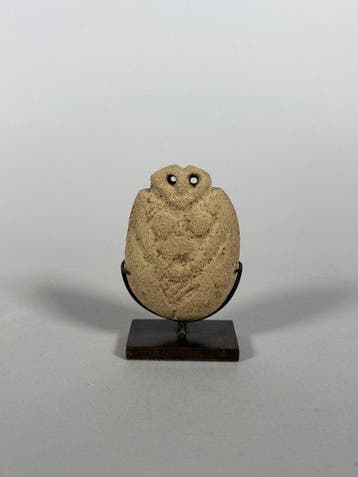 Zeg het tegen Brak. calciet Idool in de ogen. - 9.5 cm