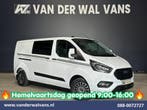 Ford Transit Custom | 2.0 TDCI 130pk L2H1 Dubbele Cabine, Auto's, Gebruikt, Euro 6, Wit, Dealer onderhouden