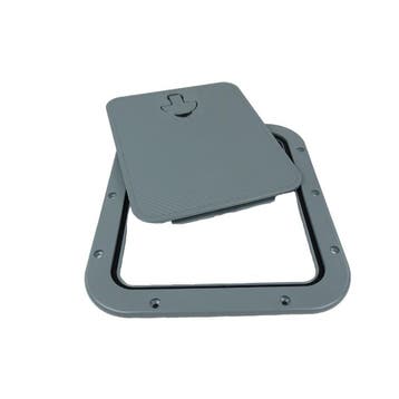 Nuova Rade Afneembaar Inspectieluik 306 x 356 mm-Grijs, Watersport en Boten, Bootonderdelen, Ophalen of Verzenden, Nieuw