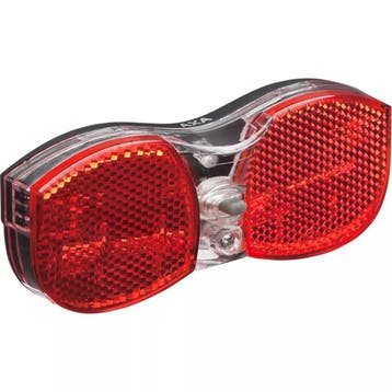 Falkx LED fietsachterlicht - 80mm - Zwart - Inclusief bat..., Ophalen of Verzenden, Nieuw