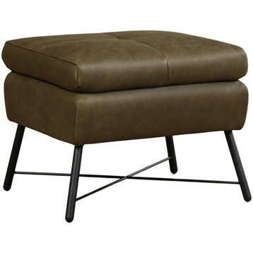 Hocker - fauteuil Proud, Nieuw, Ophalen of Verzenden, 50 tot 75 cm, Leer