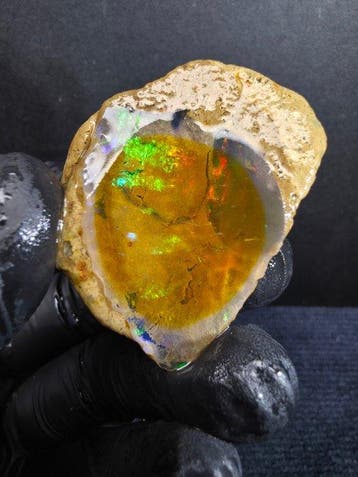 91cts Crystal Opal Specimen Ruw- 18 g