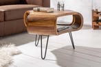 Retro salontafel ORGANIC LIVING 70cm Sheesham palissander, Huis en Inrichting, Tafels | Salontafels, Ophalen of Verzenden, Nieuw