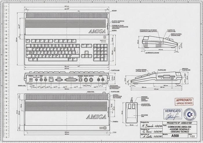 Commodore Progetto Amiga 500 - Computer, Spelcomputers en Games, Spelcomputers | Overige Accessoires