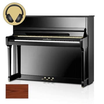 Schimmel Classic C121 T TwinTone NB messing silent piano, Nieuw, Bruin, Piano