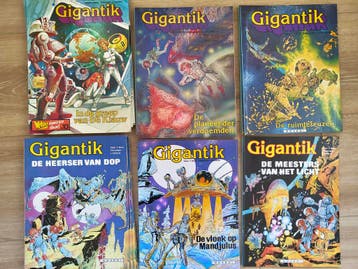 Gigantic strips - Science Fiction stripboeken, Complete serie of reeks, Verzenden, Gelezen