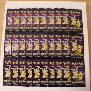 Pokémon - 30 Booster pack - Trick or Trade 2023, Hobby en Vrije tijd, Verzamelkaartspellen | Pokémon, Nieuw