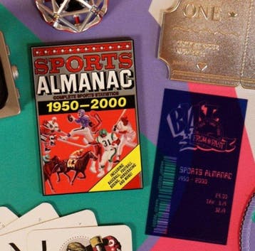 Back to the Future - - Film rekwisiet Almanak in beperkte, Nieuw