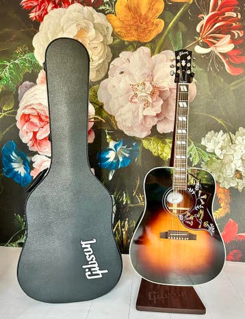 Gibson Hummingbird Vintage Sunburst 2024, Ophalen of Verzenden, Zo goed als nieuw, Met koffer