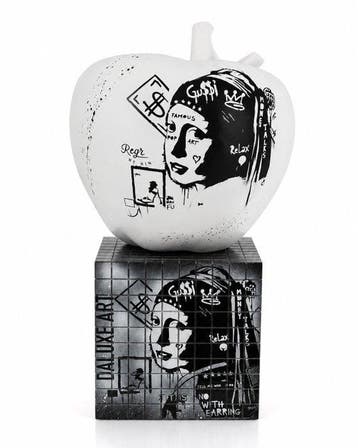 Daluxe Art - 1999 • XXL Pop Art Apple Display – 80 cm, Antiek en Kunst, Kunst | Designobjecten