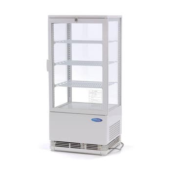 Mini Koelvitrine - 78 L - 43 cm - Wit, Verzenden, Nieuw in verpakking, Koelen en Vriezen