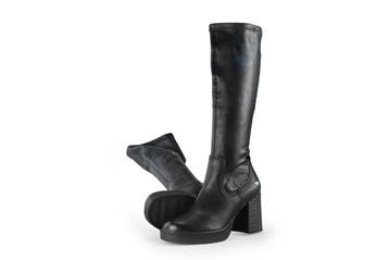 Mustang Laarzen in maat 38 Zwart, Kleding | Dames, Hoge laarzen, Verzenden, Zwart, Mustang