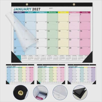 Grote Wandkalender 2027 met Dagplanning, Waterdichte Cover e, Diversen, Verzenden, Nieuw