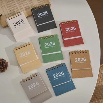 Mini Bureaukalender 2026 - Creatieve Spiraalgebonden Kalende, Verzenden, Nieuw