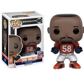 Funko POP! - American Football - Denver Broncos - Von Miller, Verzamelen, Verzenden, Nieuw
