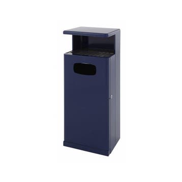 Buitenafvalbak met afdak - blauw, Verzenden, Nieuw