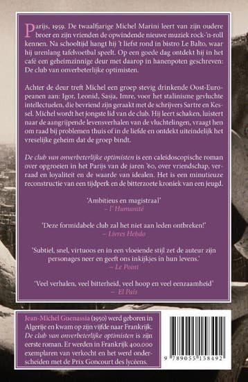 De club van onverbeterlijke optimisten 9789055158492, Verzenden, Gelezen, Jean-Michel Guenassia