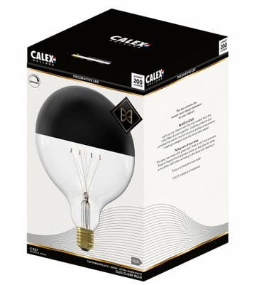 OP=OP Calex LED Kopspiegel Zwart G125 E27 4W 200lm 1800K..., Ophalen of Verzenden, Nieuw