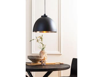 Light & Living Kylie - Hanglamp - Modern - Ø45cm - Zwart, Huis en Inrichting, Lampen | Hanglampen, Verzenden, Nieuw