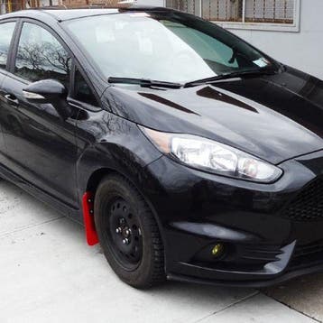 Rally Armor 13-19 Ford Fiesta ST Black UR Mud Flap w/Red, Ophalen of Verzenden, Nieuw