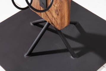 Massief wijnrek BARRACUDA 140cm teakhouten rustieke, Huis en Inrichting, Woonaccessoires | Wijnrekken, Ophalen of Verzenden, Nieuw
