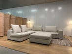 Flexform Groundpiece Hoekbank + Hocker – NP €30.000, Huis en Inrichting, Banken | Bankstellen, 250 tot 300 cm, Hoekbank, Nieuw