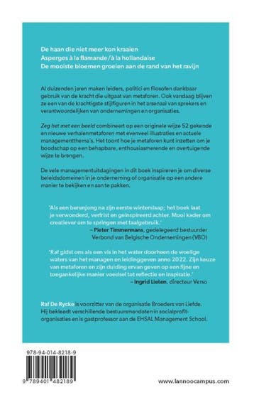 Zeg het met een beeld 9789401482189 Raf De Rycke, Verzenden, Zo goed als nieuw, Raf De Rycke