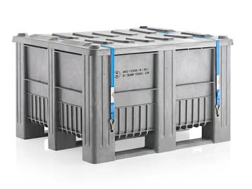 UN-keur palletbox CB3 - 1200x1000 mm - UN code 4H2/Y -, Ophalen of Verzenden, Nieuw