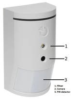 JA-120PC Bus PIR-bewegingsmelder met camera, Doe-het-zelf en Verbouw, Alarmsystemen, Ophalen of Verzenden, Nieuw