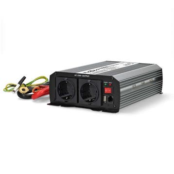 HQ Omvormer 12/24 V naar 220 V 1000 Watt Piek 2000 Watt-12 v, Ophalen of Verzenden, Nieuw